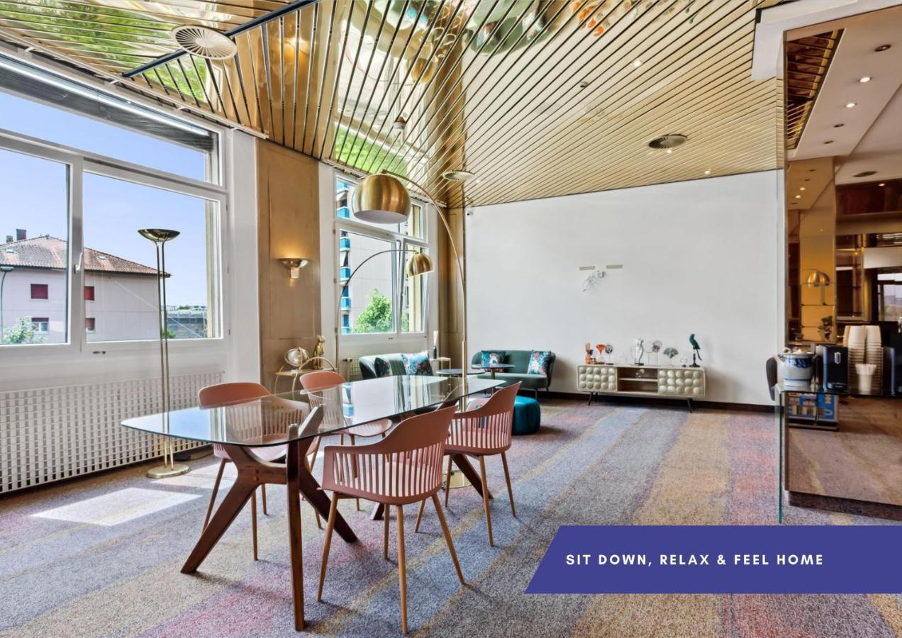 Becozy Au Parc Retro Edition Self-Check-In Rooms & Studios Friburgo Esterno foto